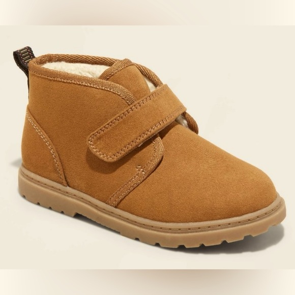 Bottes Hautes Pour Garçon Cat & Jack - Toile Bleu Marine & Marron Dinosaure - Taille 5 - Occasion Très Bon État